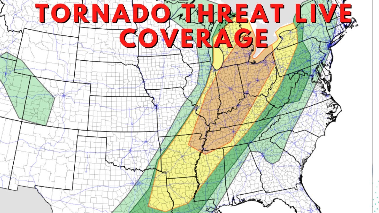 Tornado Threat Live Coverage - YouTube