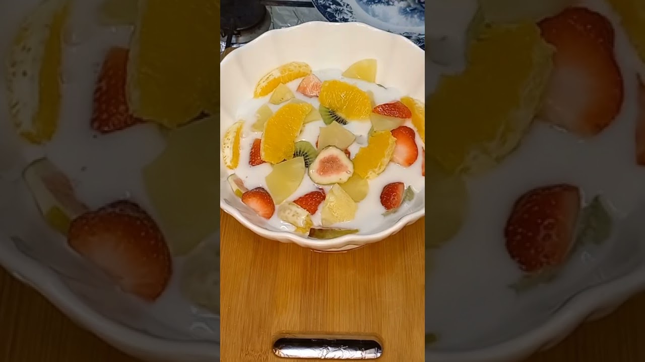 Milk Fruit Jelly     #shorts
