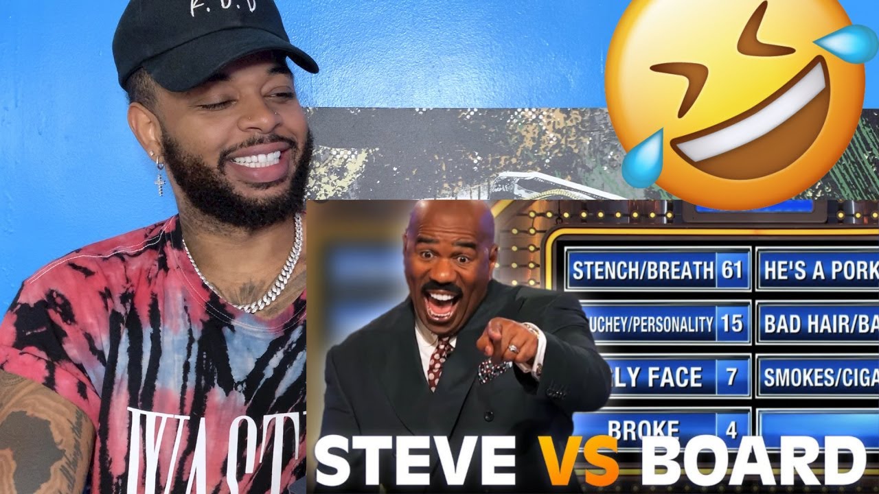 Steve Harvey MOCKED by the board | Family Feud | Reaction