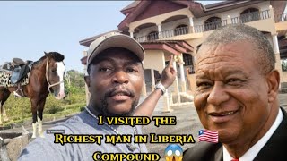 I visited The Richest Man in Liberia 🇱🇷 Compound 😱