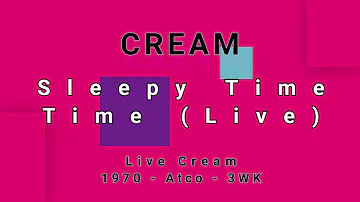 CREAM-Sleepy Time Time (Live) (vinyl)