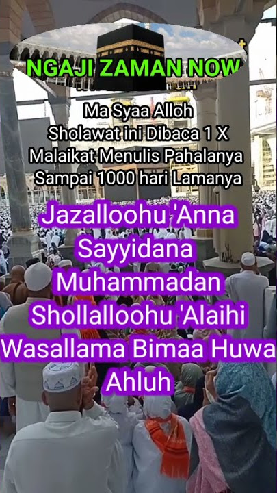 Sholawat Ajaib Sekali Baca Pahala Kebaikannya Ditulis Malaikat Sampai 1000 Hari