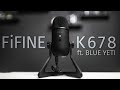 FiFine K678 USB Microphone Review / Test (VS Blue Yeti)