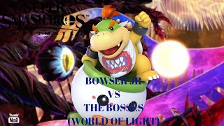 SSBU - Bowser Jr vs The Bosses (World Of Light)