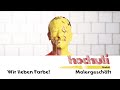 Werbeeinspielung Hochuli Malergeschäft im Brügglifeld des FC Aarau – Gelbe Karte