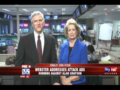 "Family Man Dan" Webster and wife Sandy respond to despicable Alan Grayson "Taliban Dan" ad