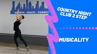 How To Accent Country Night Club Two Step to Music