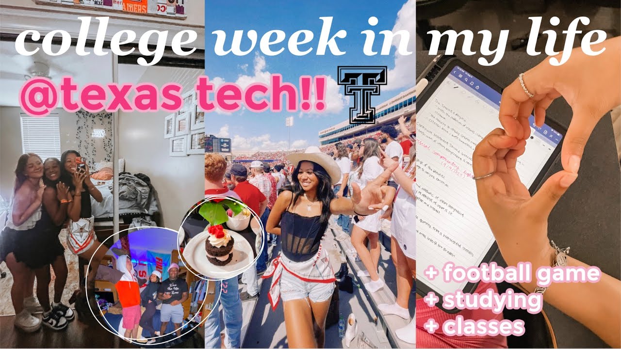COLLEGE WEEK IN MY LIFE | freshman @ texas tech university!!