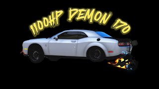 GTA5 MODS| 2023 1100hp Dodge Challenger SRT DEMON 170 1of1 Test Drive/ Launches