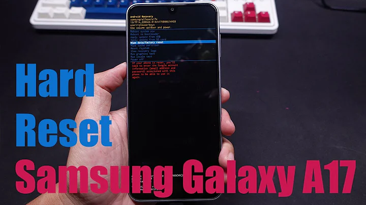 How To Hard Reset Samsung Galaxy A17 5G