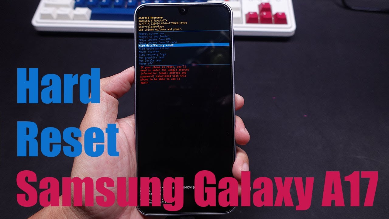 How To Hard Reset Samsung Galaxy A17 5G - YouTube