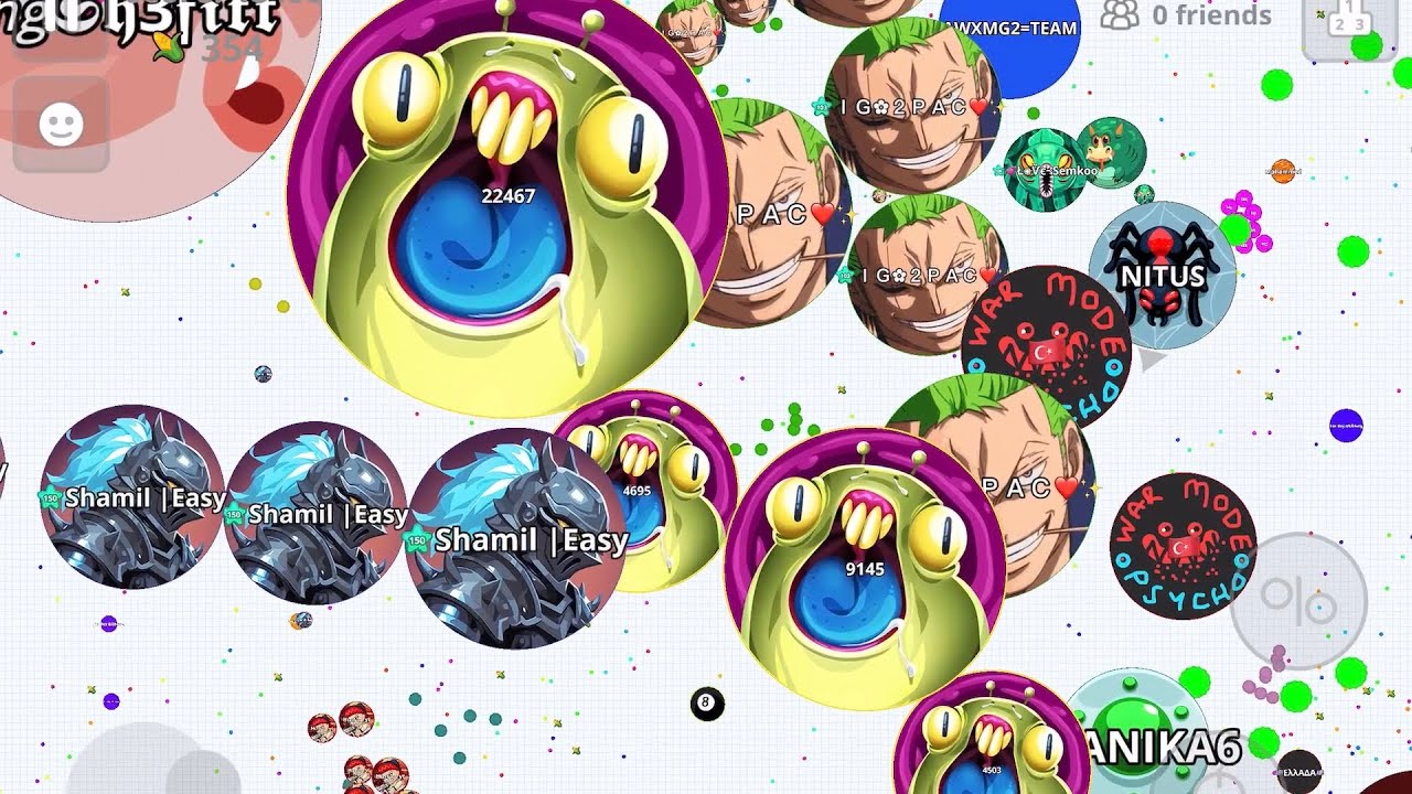 51% SOLO 😈 (AGAR.IO MOBILE)