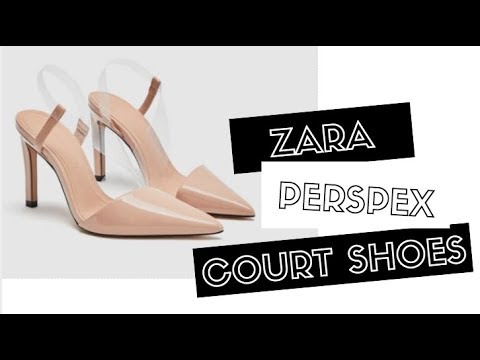 perspex shoes zara