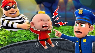 Police Officer Save Baby - Police Song - Funny Songs and More Nursery Rhymes & Kids Songs