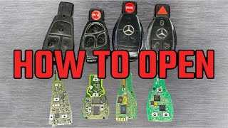 how to open mercedes benz keys