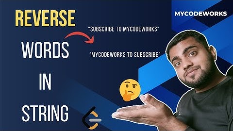 Reverse Words in string || Leetcode Coding Question  || Java Interview - #1