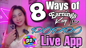 [Poppo App] 8 Ways of Earnings| Poppo Live App| Ways how to Earn More ✨👌🏿