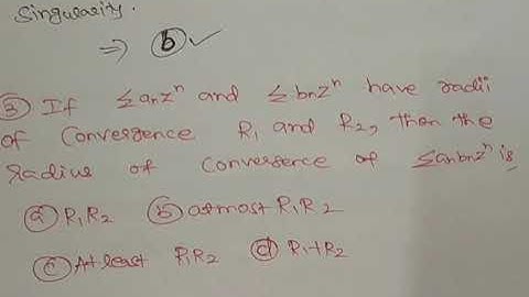 PG TRB MATHEMATICS 2019 - COMPLEX ANALYSIS SOLUTIONS.