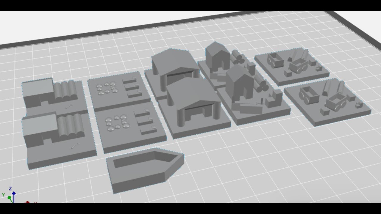 Justin C's 3D Designed Game Pieces Printing on Makerbot Replicator 5 ...