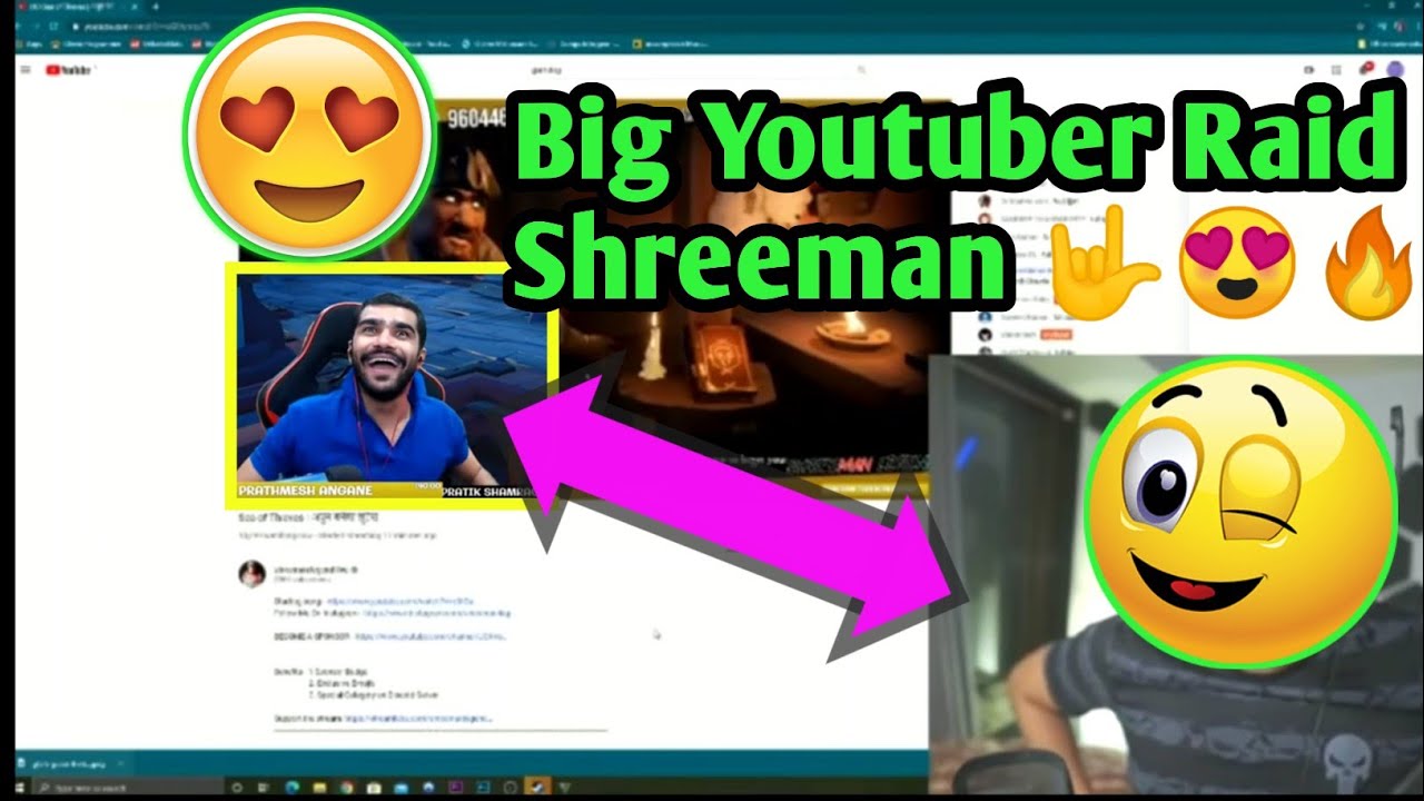 Raid On Shreeman Legend 😘🔥💞 | Big Youtuber Raid Shreeman Legend 😍🔥❤️