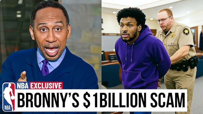 Stephen A. Smith EXPOSES Bronny James For Going Bankrupt!