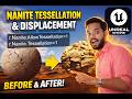How to enable Nanite Displacement in Unreal Engine