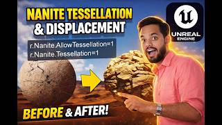 How to enable Nanite Displacement in Unreal Engine