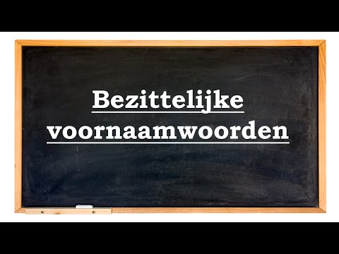 Meester Nicky TV bezittelijke voornaamwoorden