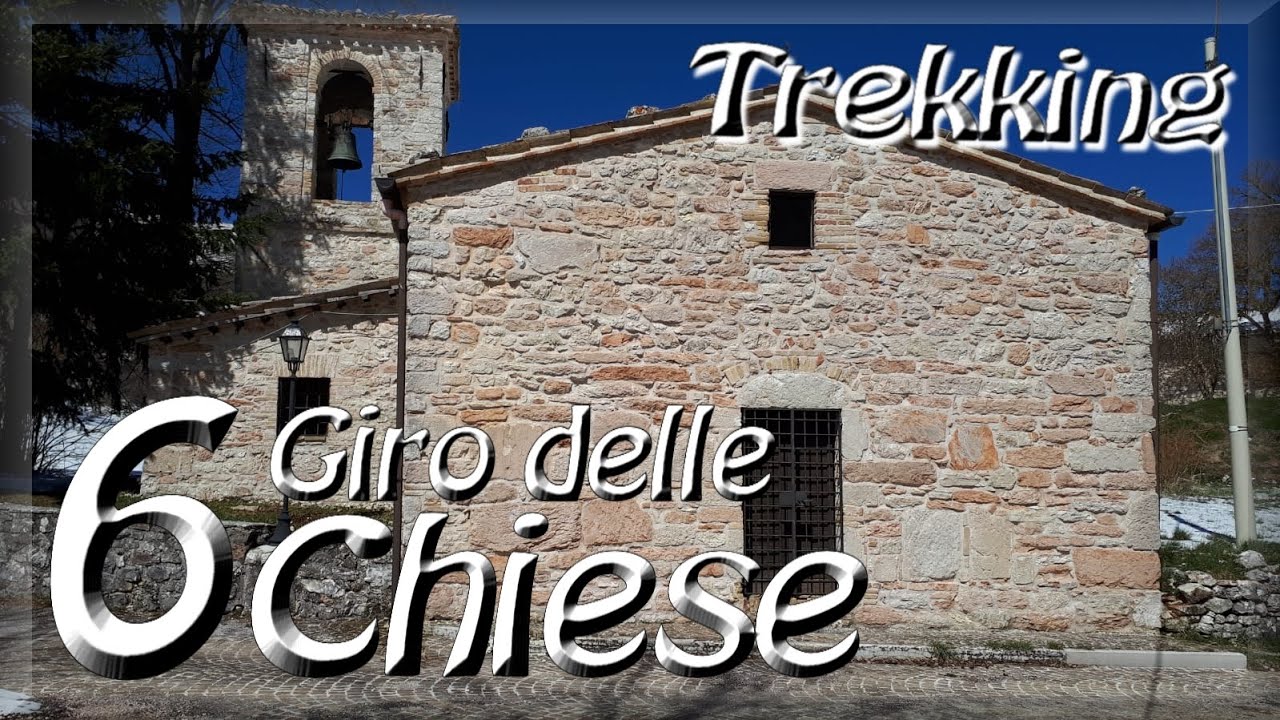 Giro delle 6 chiese, Trekking a Monte Cavallo - Giro del Monte Fietone (MC) (Video Guida)