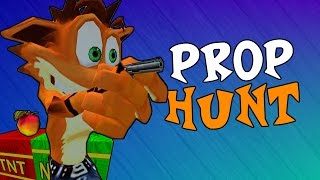 Crash Bandicoot Edition - Gmod Prop Hunt Funny Moments