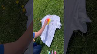 Tie dye tshirt using vinyl as a stencil - cricut #cricut #cricuttutorials #tiedye