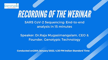SARS CoV-2 Sequencing: End-to-end analysis in 15 minutes