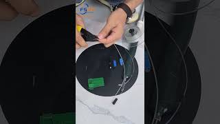 How to use and test the transparent invisible fiber cable tool kit