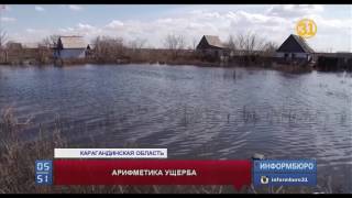 Тысячи дачных участков возле Темиртау ушли под воду