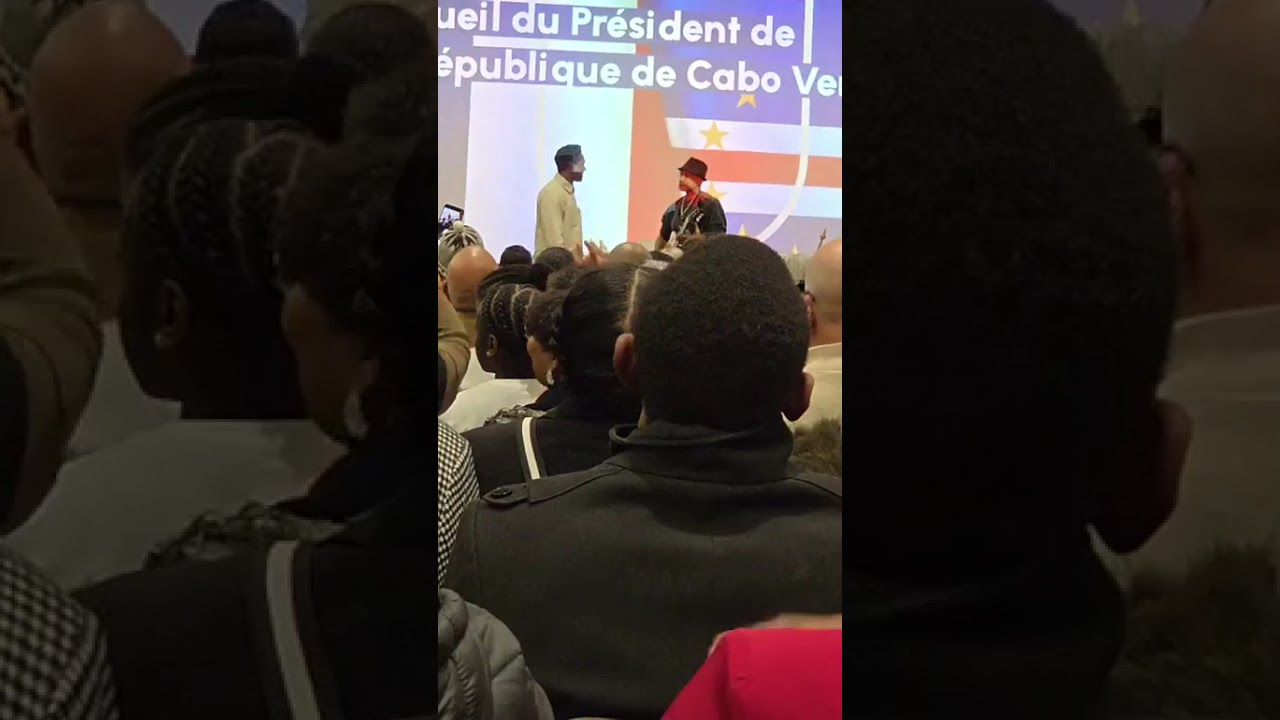 Présidente da républica de Cabo-Verde Em Paris 