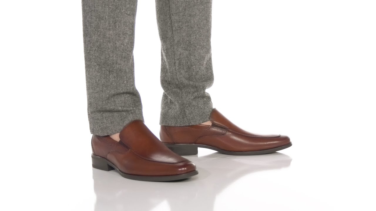Florsheim Men’s Brown Jackson Moc Toe Venetian Leather Slip-On Loafer 9.5 Amazon.com | Florsheim Montigo Moc Toe Mens Slip On 10 DM US  main image 2