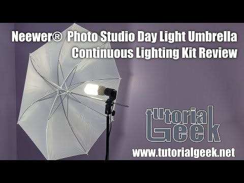 Neewer® Photo Studio Day Light Umbrella Continuous Lighting Kit Review - Inexpensive Light Kit