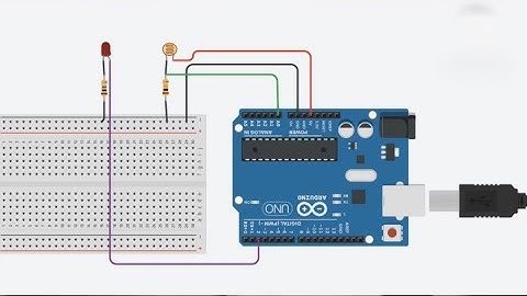 INTERFACING LDR WITH ARDUINO UNO/NANO