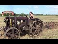 SuperLandini + aratro Bordin mezza luna | Girl plowing with hot bulb Landini