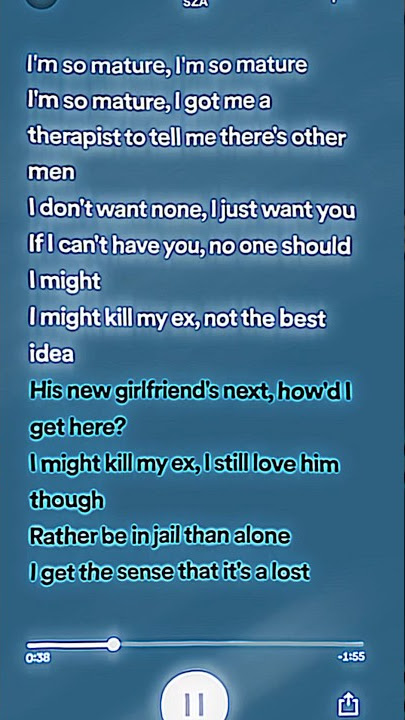 kill bill (sza) - sped up