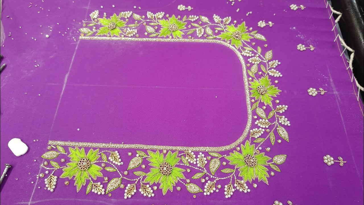 Dardozi design maggam work blouse letest design 2026