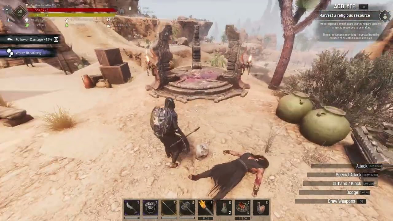 Balas dendam hajar BOSS naga conan exiles 8