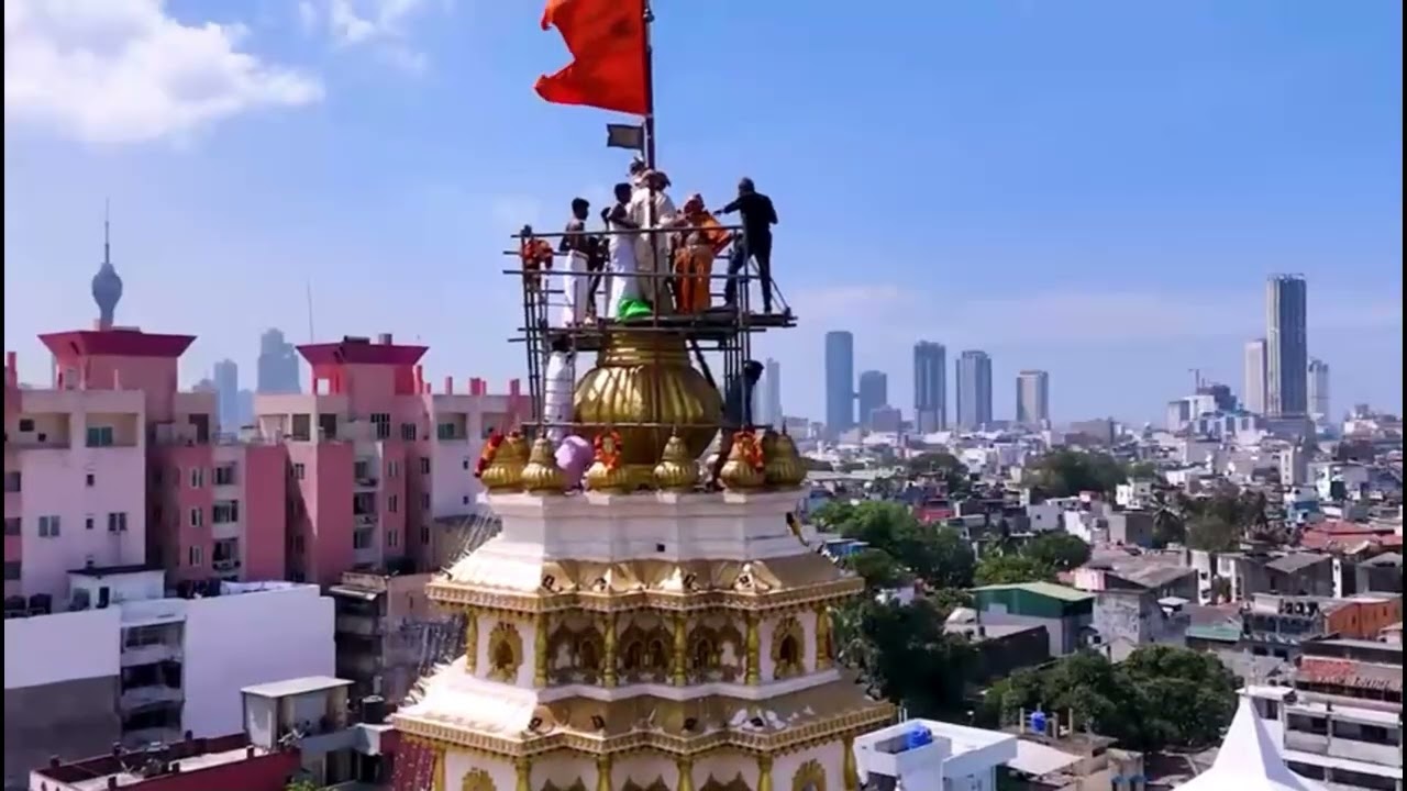 ISKCON COLOMBO INAUGURATION CEREMONY DRONE VIEW 2026-02-01