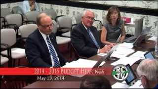 2014 - 2015 Budget Hearings - May 13, 2014