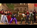 Kof mugen memorial  robert vs vanessa  4vs4 