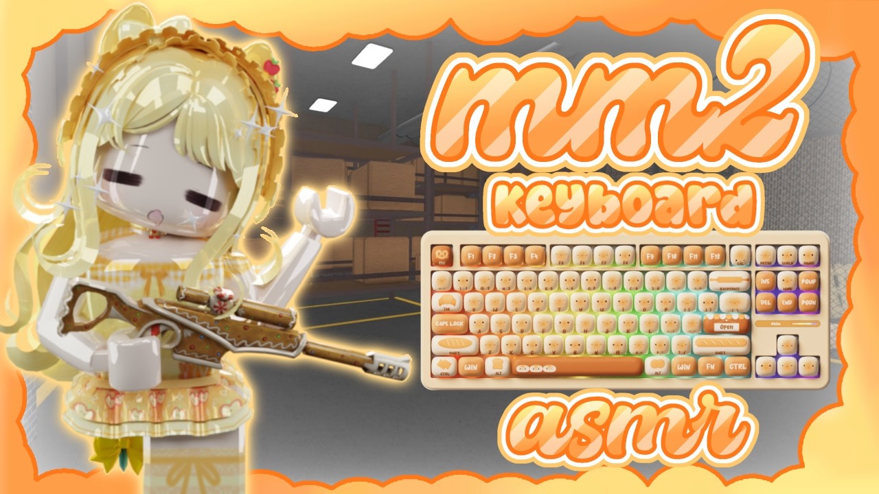 🍎Playing mm2 as a applejack  *Keyboard ASMR*🍎