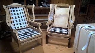 Кресло своими руками (каркас кресла часть 1) \ DIY frame armchair видео Кресла