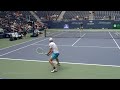 Rublev v Fokina, 2022 US Open practice, 4K