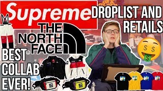 supreme north face price list