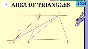 MG-9 Episode#328 | Triangles having equal Area | Chapter#17 9th Online Math